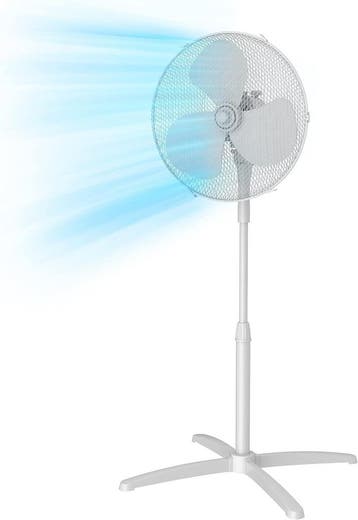 Stille Midea Ventilator | Verstelbaar | Retourkoopje!, Witgoed en Apparatuur, Ophalen of Verzenden, Zo goed als nieuw, Statiefventilator