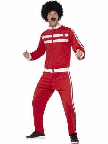 Retro Trainingspak heren rood, Ophalen of Verzenden, Nieuw
