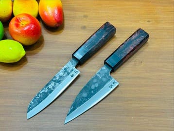 Keukenmes - Santoku & Deba - Handgemaakt Japans staal