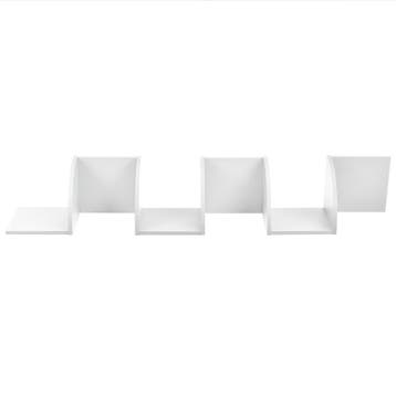 [en.casa]® Design wandplank - planken - wit model 4, Huis en Inrichting, Woonaccessoires | Wandplanken en Boekenplanken, Verzenden