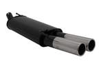 Novus sportuitlaat Vw Golf 3, Golf 4 Cabrio 2x76mm M-Design, Auto-onderdelen, Uitlaatsystemen, Verzenden, Nieuw