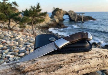 Izumi Ichiago - Tafelmes - Izumi Ichiago Red Hawk Damascus