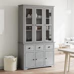 vidaXL buffetkast BODO 115,5x43x200,5 cm massief grenenhout, Minder dan 50 cm, Nieuw, Minder dan 25 cm, Grenenhout