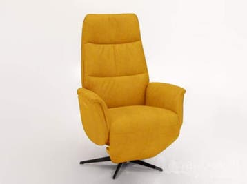 Relaxfauteuil Heino - relaxfauteuils - Goud, Huis en Inrichting, Stoelen, Nieuw, Leer