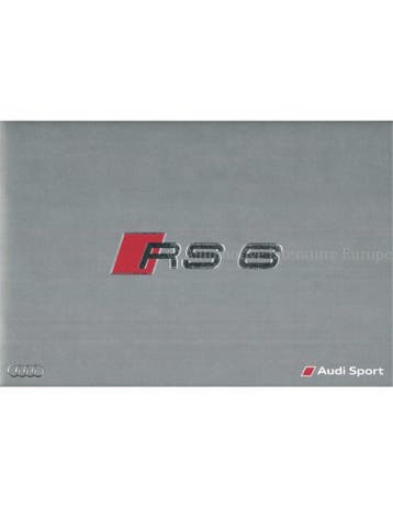 2015 AUDI RS6 AVANT BROCHURE DUITS, Boeken, Nieuw, Audi, Author