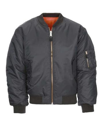 American Militairy 1 Bomberjack - Metal Grey (grijs), Fostex Garments, Nieuw, Overige maten, Ophalen of Verzenden
