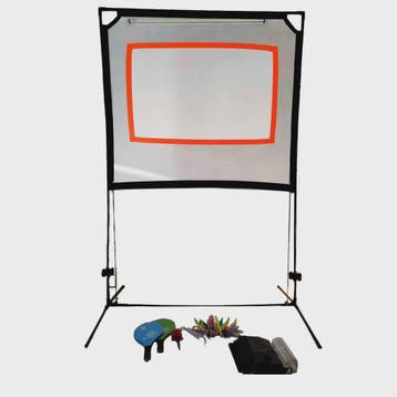 Complete Badminton Set met Net, Palen, Rackets en Shuttles -, Verzenden, Nieuw