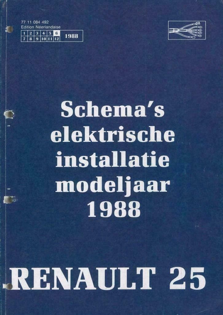 Origineel Renanult 25 werkplaatshandboek Nederlands / Frans, Auto diversen, Handleidingen en Instructieboekjes, Verzenden