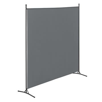 Tuinscherm Tarazona scheidingswand 175x176 cm donkergrijs, Verzenden, Nieuw
