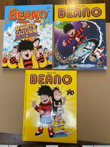 Stripweekblad Beano - Annuals 2016 - 2018 - 2021 Nieuwstaat, Verzamelen, Verzenden, Zo goed als nieuw, Boek of Spel