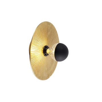 Oosterse plafondlamp goud rond - Konge, Verzenden, Nieuw