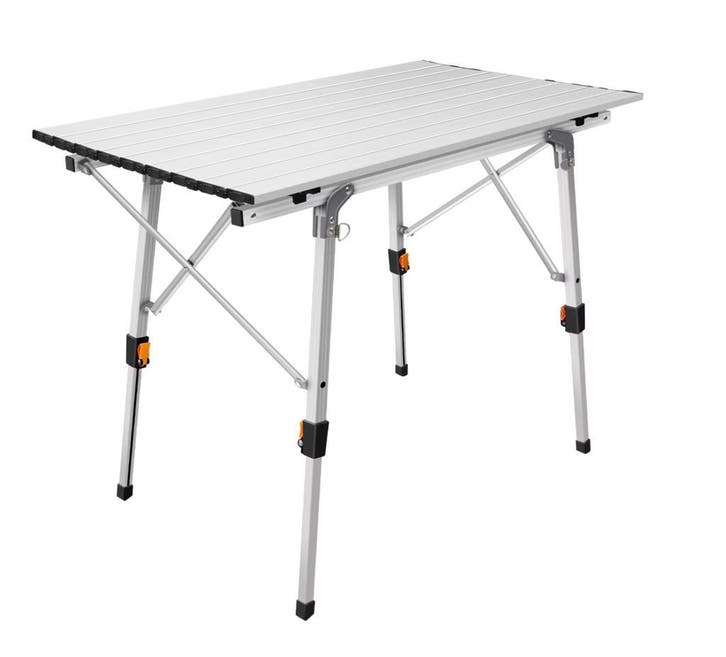 Opvouwbare Aluminium Campingtafel – Verstelbaar &amp; Licht, Tuin en Terras, Picknicktafels, Nieuw, Verzenden