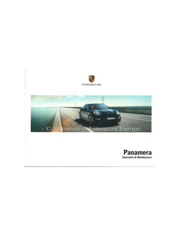 2015 PORSCHE PANAMERA GARANTIE & ONDERHOUD ENGELS