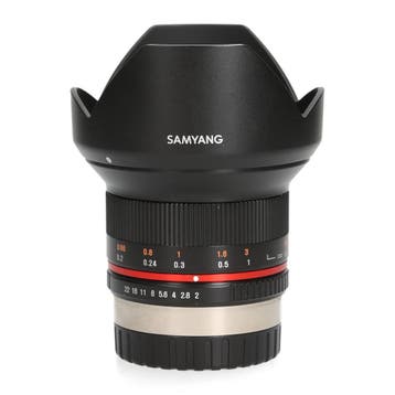Samyang 12mm f/2 NCS CS - Fujifilm X · Zo goed als nieuw, Ophalen of Verzenden, Zo goed als nieuw