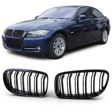 Grill Nieren BMW E92, E93 09-12 Glans Zwart, Ophalen of Verzenden, Nieuw