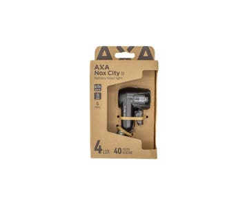 AXA Koplamp Nox City 4 Lux Batterij aan/uit, Verzenden, Nieuw