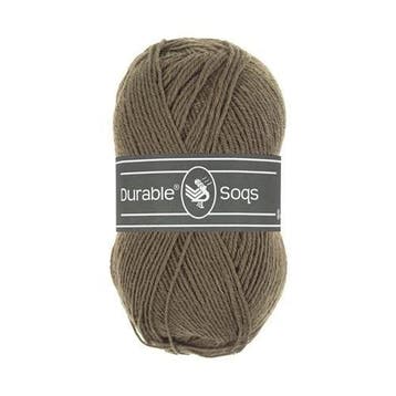 Durable Soqs 404 Deep taupe - Haakgaren / Breigaren, Ophalen of Verzenden, Nieuw, Breien of Haken, Wol of Garen
