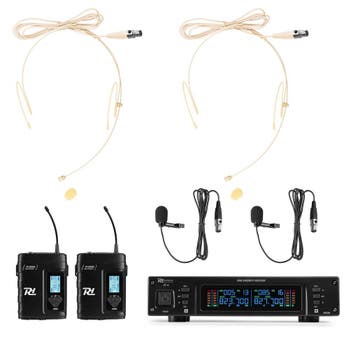 Retourdeal - Power Dynamics PD220B UHF systeem met 2 draadlo, Verzenden, Zo goed als nieuw
