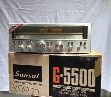 Sansui - G-5500 Solid state stereo receiver, Nieuw