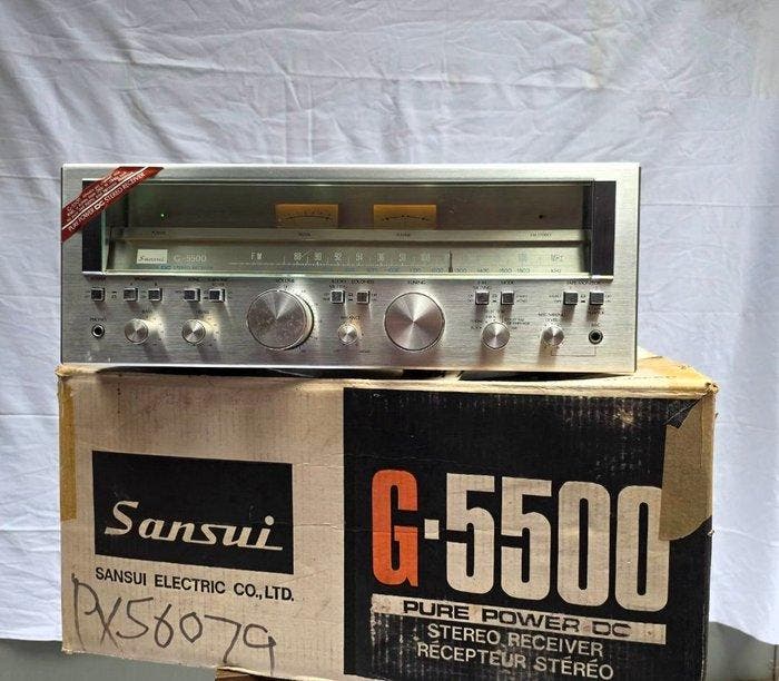 Sansui - G-5500 Solid state stereo receiver, Audio, Tv en Foto, Radio's