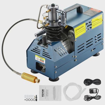 Krachtige Hogedruk Luchtcompressor Pomp 1800W - 4500PSI/300B, Verzenden, Nieuw
