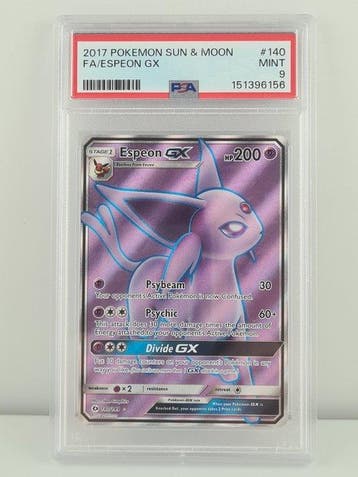 Pokémon - 1 Graded card - Pokémon - Espeon 140/149 Foil,, Nieuw