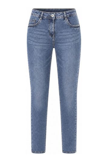 Cecil Broek in maat W27 L32 Blauw, Cecil, Verzenden, Zo goed als nieuw, Blauw