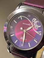 Retro design horloge, Ophalen of Verzenden, Nieuw, Staal, Polshorloge