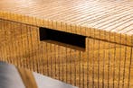 Stevige secretaire MONSOON 120 cm mangohouten bureau - 41165, Ophalen of Verzenden, Nieuw