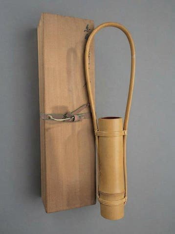 Masterpiece Hagi/Oita Bamboo Flower Vase (Kayoi-tsutsu /, Antiek en Kunst