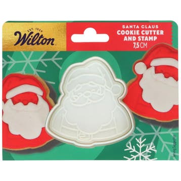 Wilton Uitsteekvorm & Stempel Kerstman 7,5cm, Verzenden, Nieuw