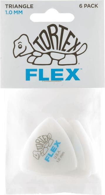 Jim Dunlop 456P100 Tortex Flex bas plectrum 1.00 mm 6-pack, Muziek en Instrumenten, Instrumenten | Toebehoren, Ophalen of Verzenden