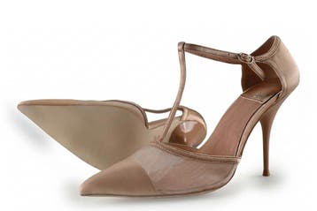 Jeffrey Campbell Pumps in maat 40 Beige, Kleding | Dames, Pumps, Verzenden, Beige, Zo goed als nieuw