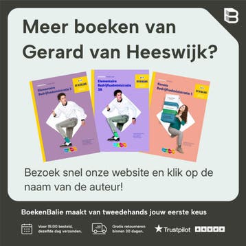 Elementaire bedrijfsadministratie Werkboek deel 1, Boeken, Verzenden, Gelezen, Gerard van Heeswijk