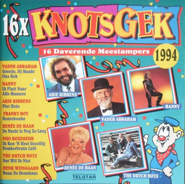 Various - 16x Knotsgek - 16 Daverende Meestampers 1994, Cd's en Dvd's, Cd's | Pop, Gebruikt, Ophalen of Verzenden