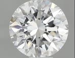 1 pcs Diamant (Natuurlijk) - 0.50 ct - Rond - D (kleurloos), Nieuw