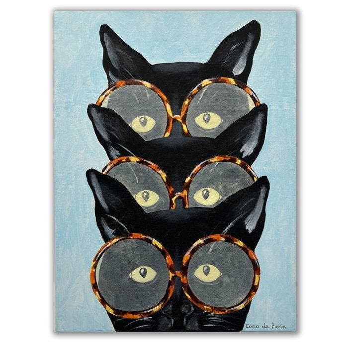 Coco de Paris - 3 Cats, Antiek en Kunst, Kunst | Designobjecten
