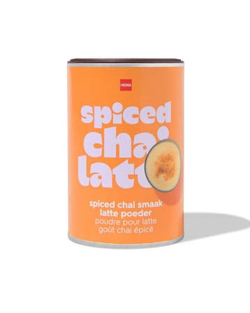 HEMA Spiced chai latte poeder 250g van €5.99 voor €3.99 sale, Verzenden