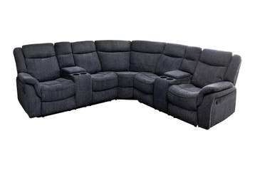 Cinema fauteuil HOLLYWOOD 5-zits met gestructureerde stof,, Huis en Inrichting, Fauteuils, Ophalen of Verzenden, Nieuw