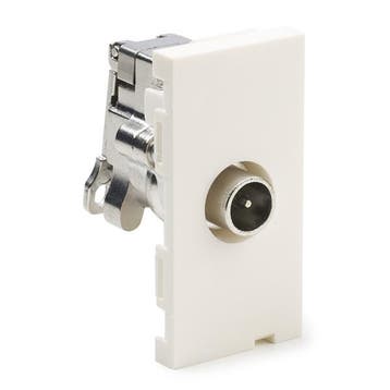 IEC insert module voor RJ45 wandcontactdoos Technetix, Verzenden, Nieuw