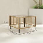 Rotan Terrastafel met Glazen Blad – Vierkant Weerbestendig, Tuin en Terras, Tuintafels, Verzenden, Nieuw