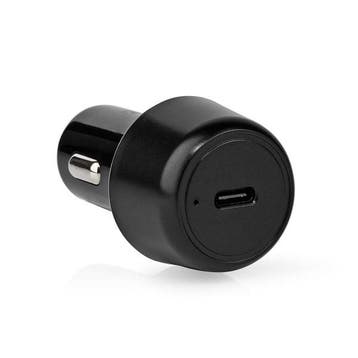 USB autolader | Nedis | 1 poort (USB C, Power Delivery, 30W), Verzenden, Nieuw