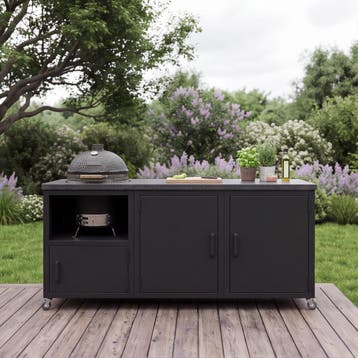 Buitenkeuken met granieten blad voor Kamado BBQ, Nieuw, Vrijstaand