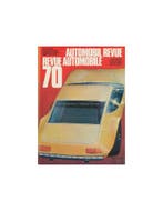 1970 AUTOMOBIL REVUE JAARBOEK DUITS | FRANS, Nieuw, Author