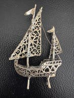 Beeldje - Boat - .800 zilver