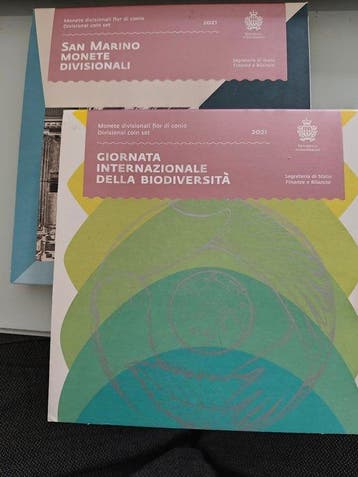 San Marino. Year Set (BU) 2021 (2 sets) (Zonder