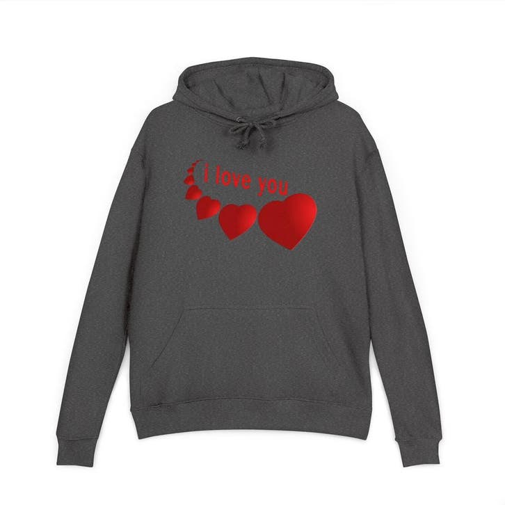 Romantic Heart Print Unisex Hoodie, Kleding | Dames, Overige Dameskleding, Nieuw