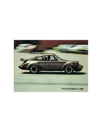 1976 PORSCHE 912E / 911S / TURBO CARRERA BROCHURE ENGELS, Nieuw, Porsche, Author