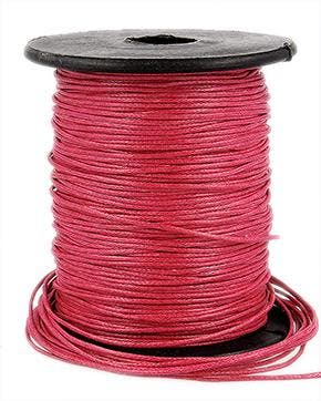 Waxkoord Rol (70 m) Fuchsia 1 mm, Nieuw