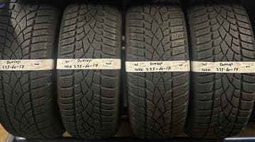 4x235-60-17 Dunlop Winter 4x6m € 40 per band 235 60 17, Ophalen, Gebruikt, 17 inch, Winterbanden